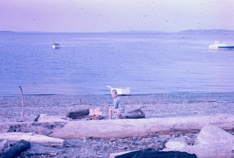 Campfire on the Shore