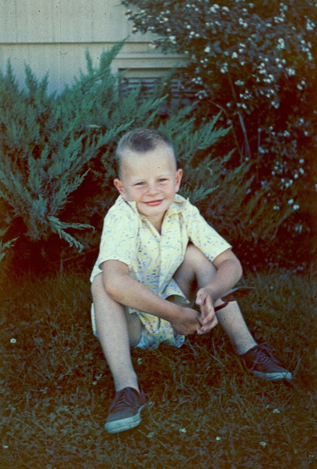 Boy by the Bush