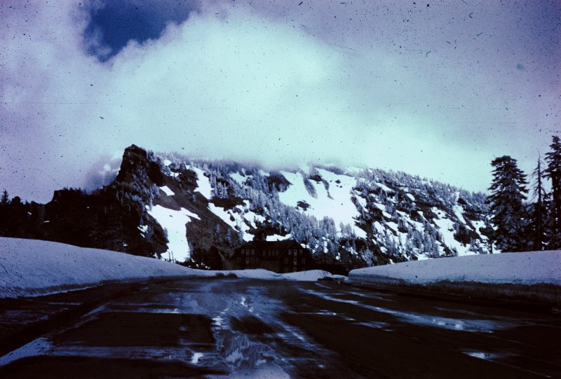 The Rim Road in Snow