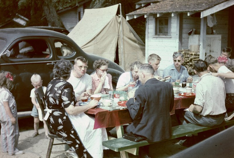 Supper at Camp