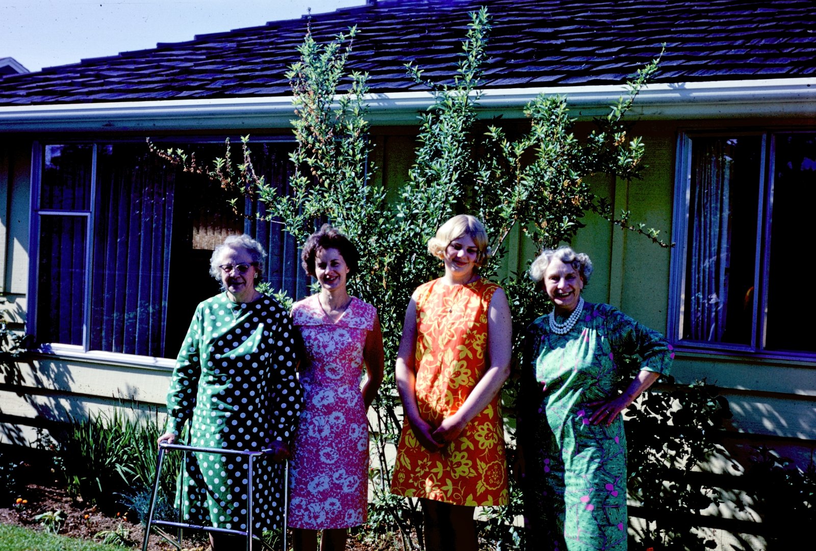 Four Women in Summer Dresses