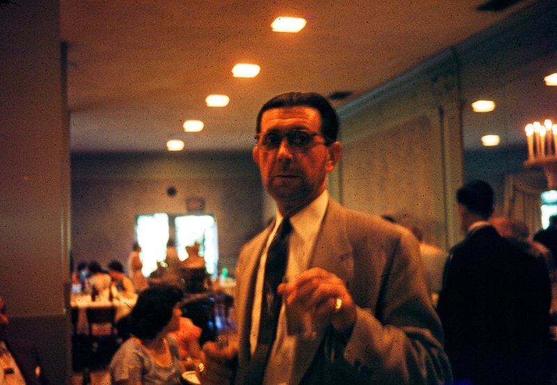 Father at the Wedding Reception