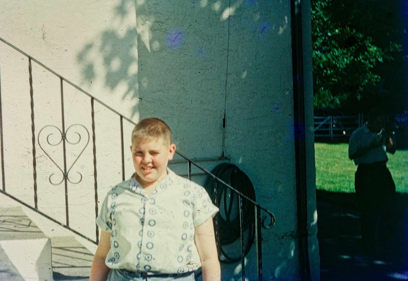 Posing in the Backyard