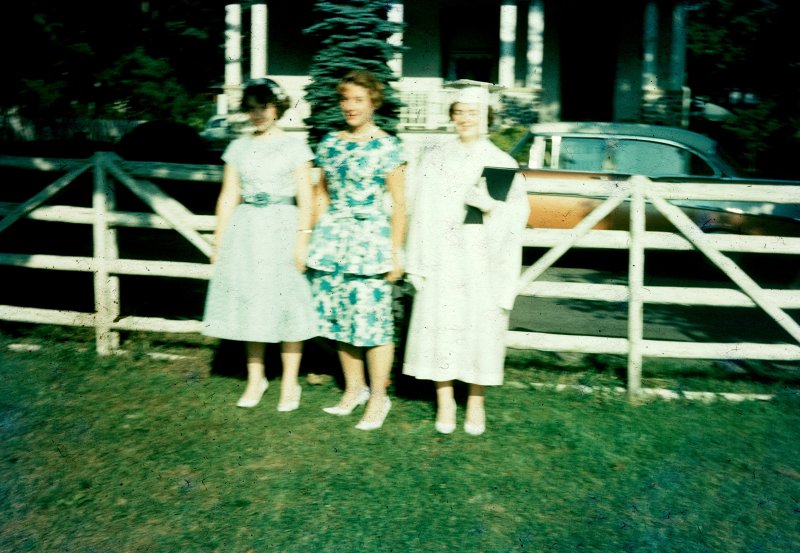 Graduate with Mother and Sister