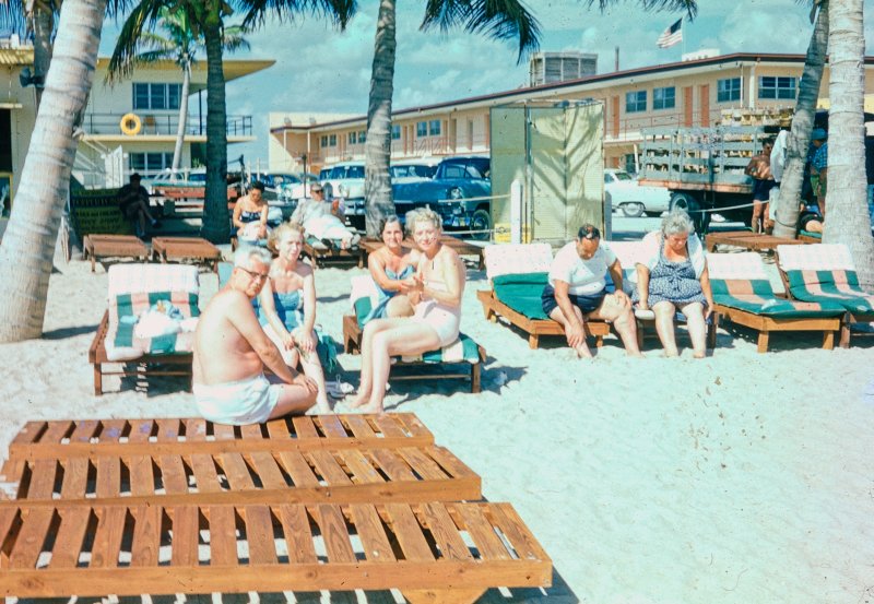 Beach Behind Bon-Aire Motel