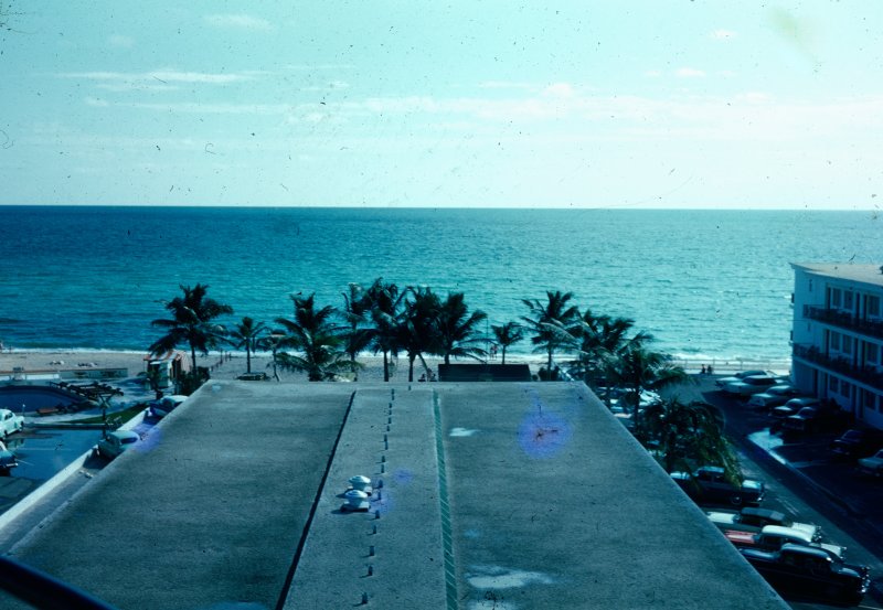View From Bon-Aire Motel