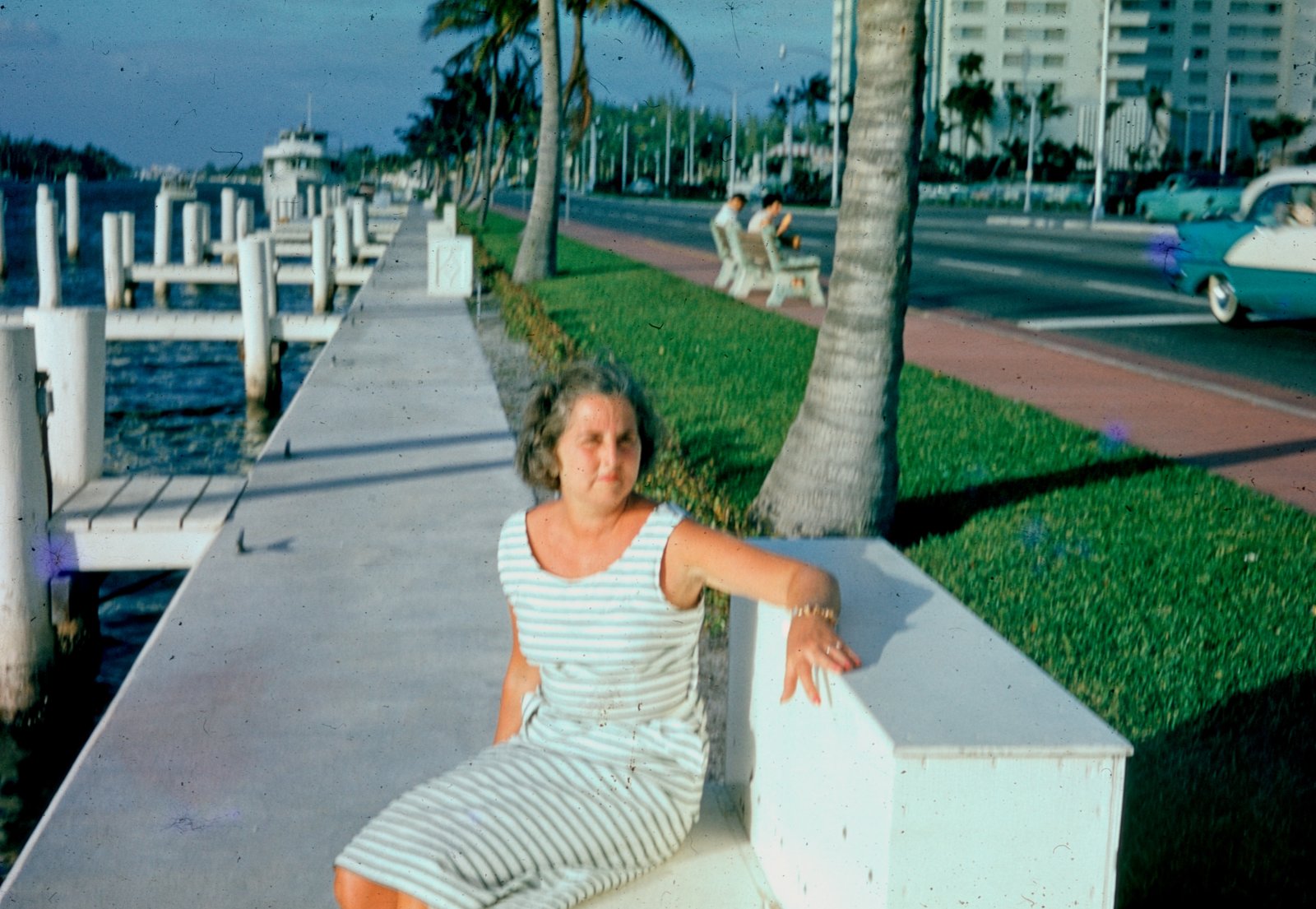 Sitting near the Docks