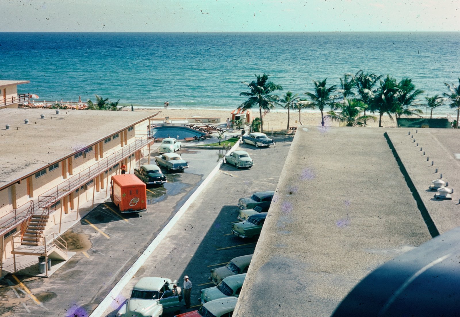 View From Bon-Aire Motel