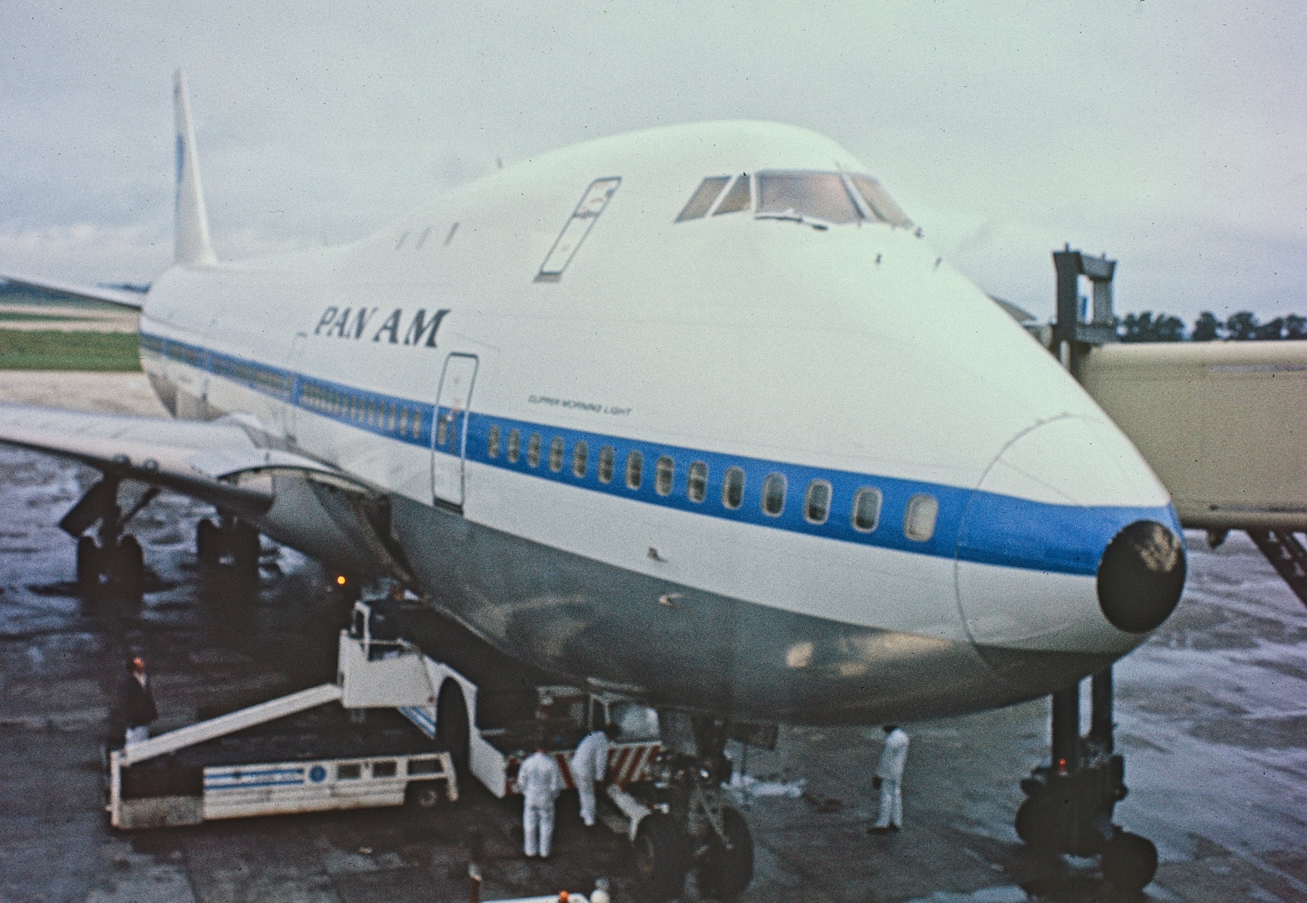 Pan Am 747 at the Gate