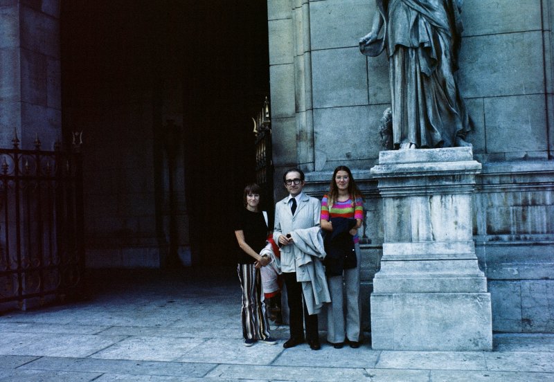 By the Statue at the Opéra