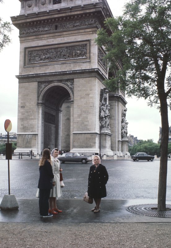 At the Arc de Triomphe