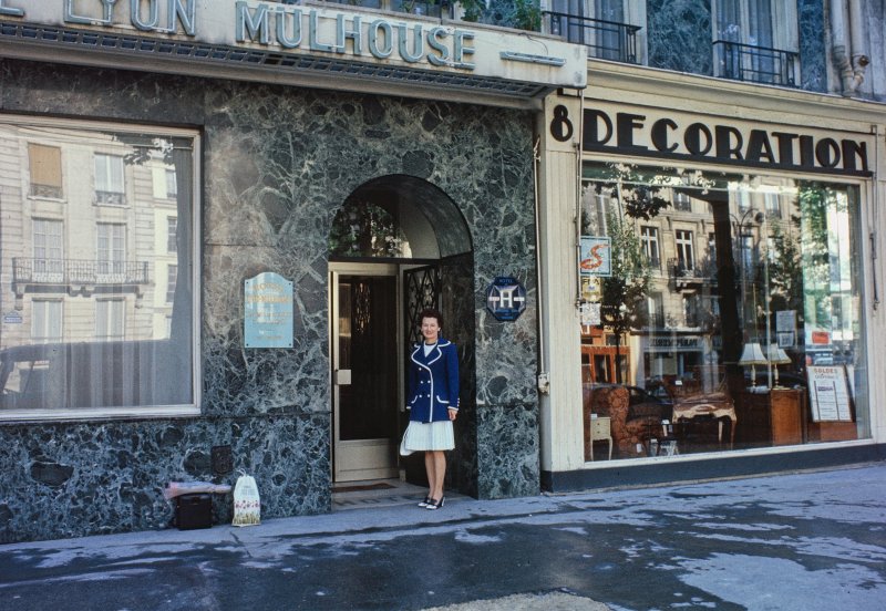 Outside the Hôtel Lyon Mulhouse