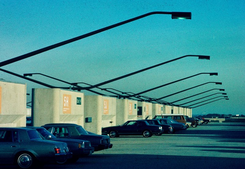 Airport Garage at Dusk