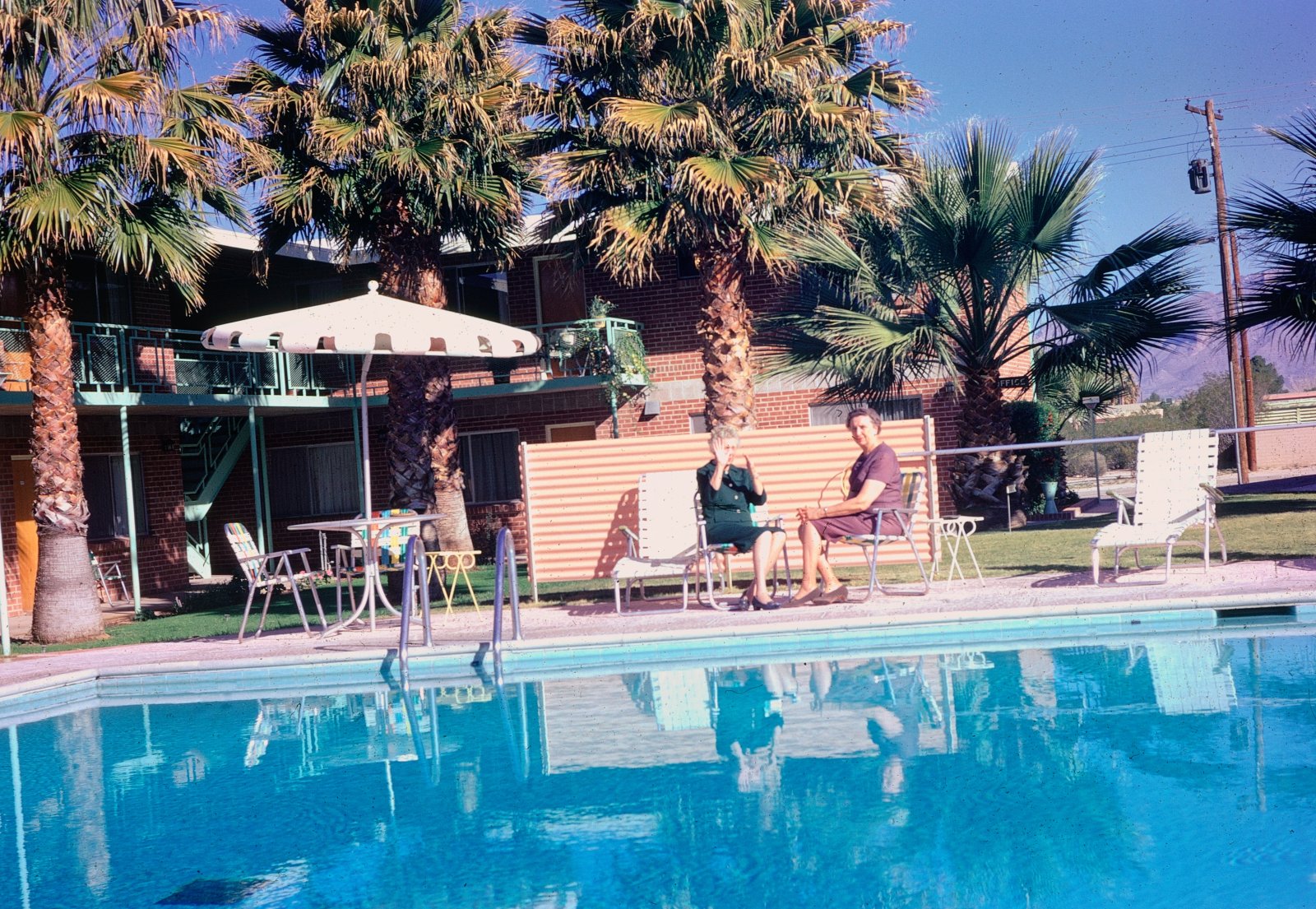 Poolside Portrait Before the Rodeo Parade