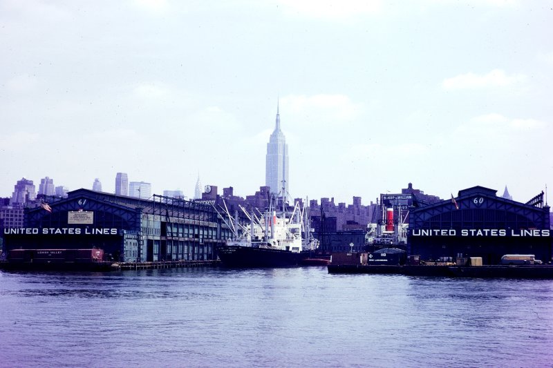 United States Lines Piers 60 and 61, New York Harbor