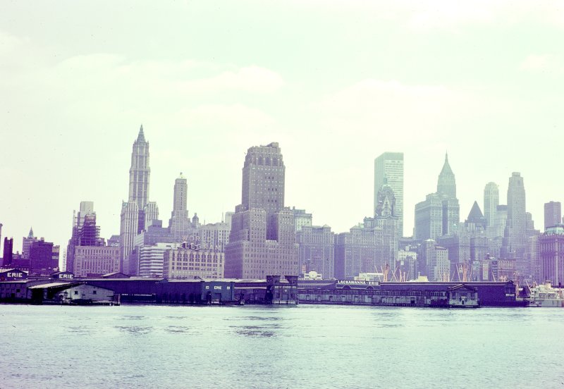 Lower Manhattan and the Erie Railroad Piers