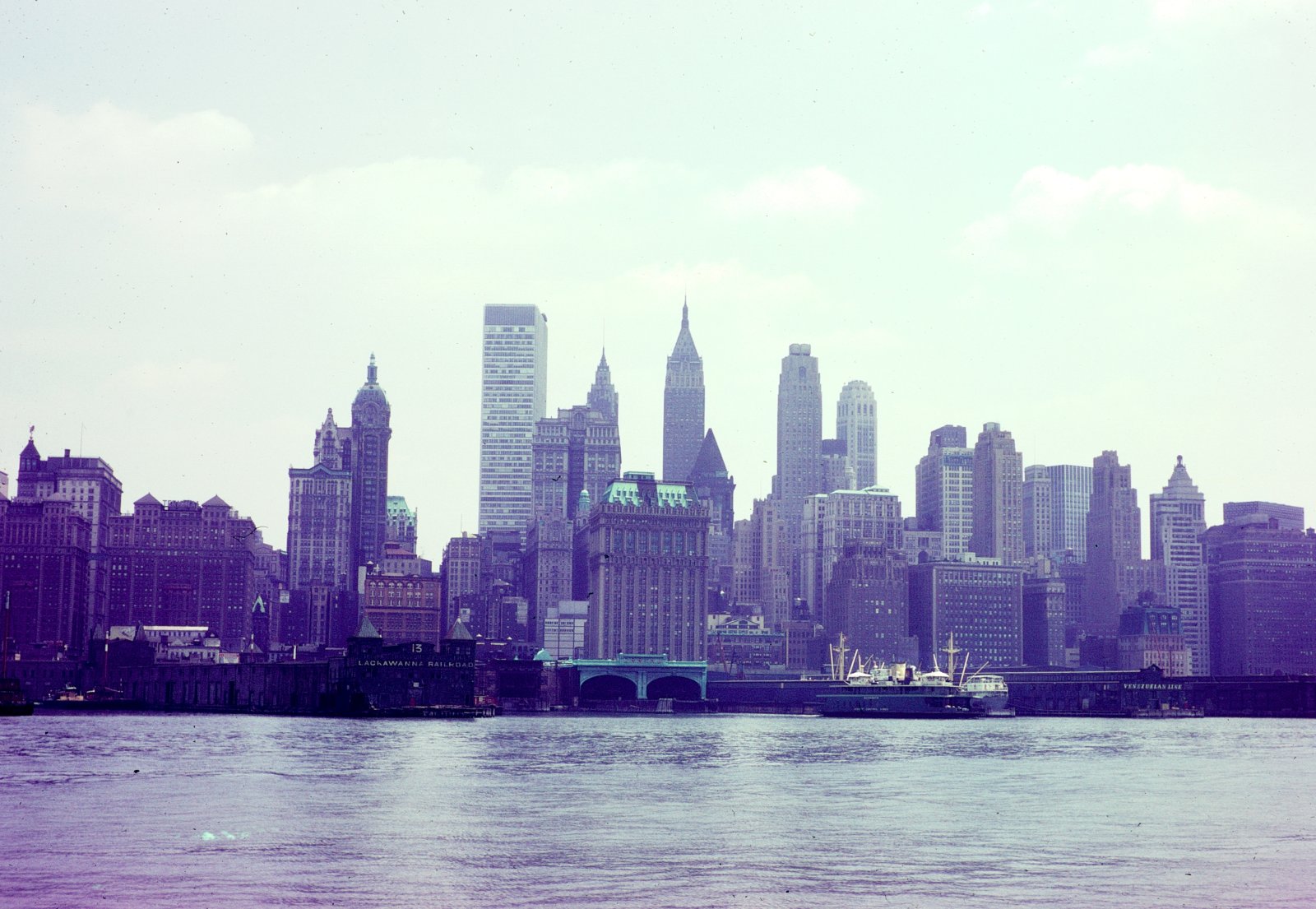 Lower Manhattan and the Hudson River Railroad Piers