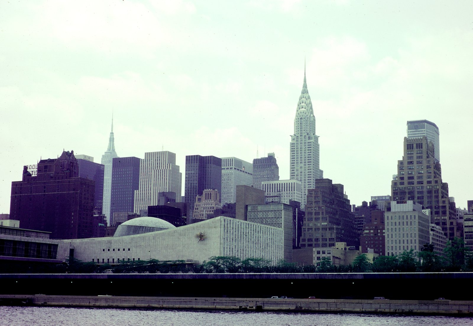 United Nations Headquarters from the East River