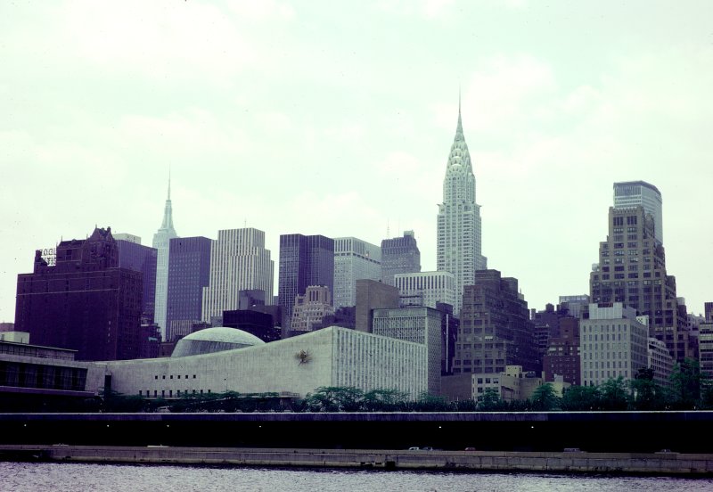 United Nations Headquarters from the East River