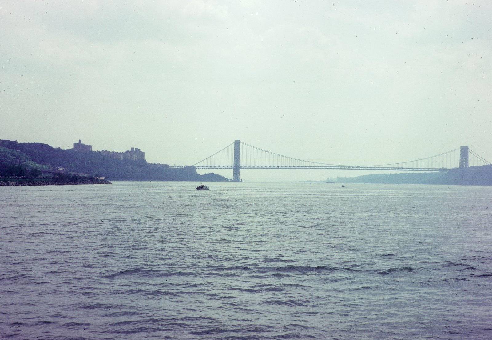 George Washington Bridge from the Hudson River