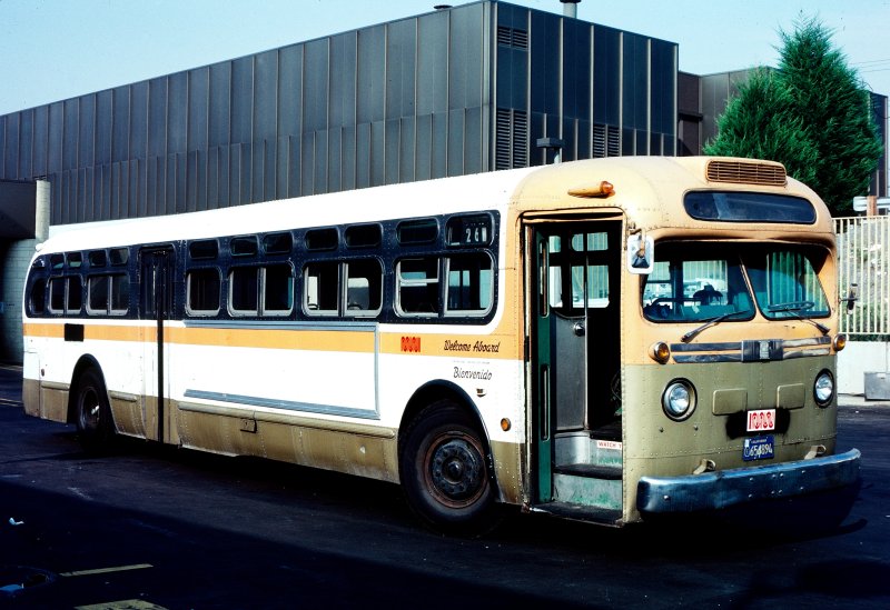 Old-Look Bus at the Yard