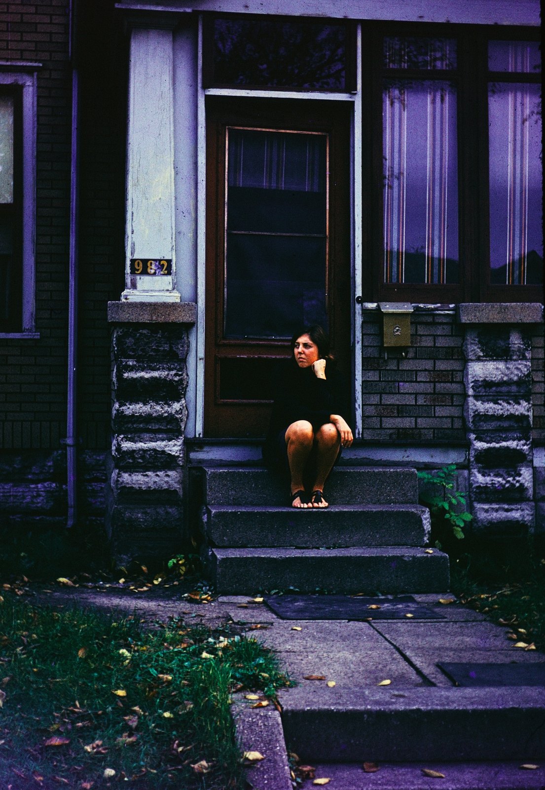 On the Steps at 982