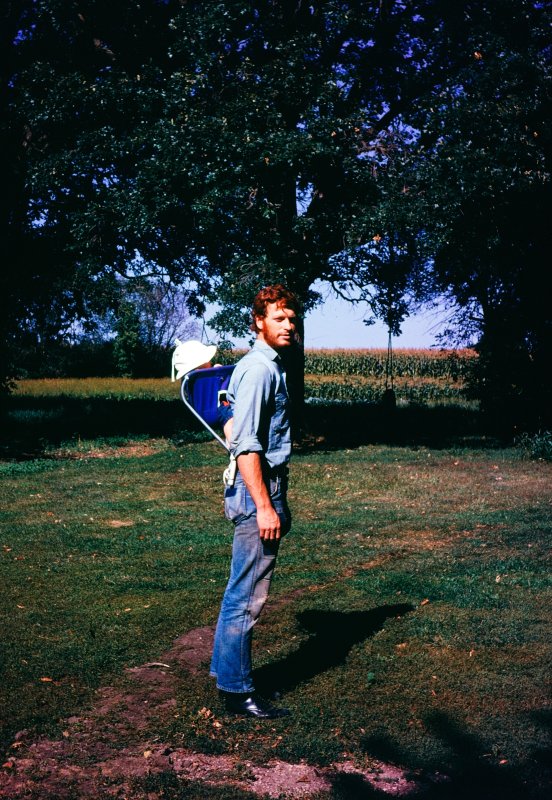 Father, Baby, Cornfield