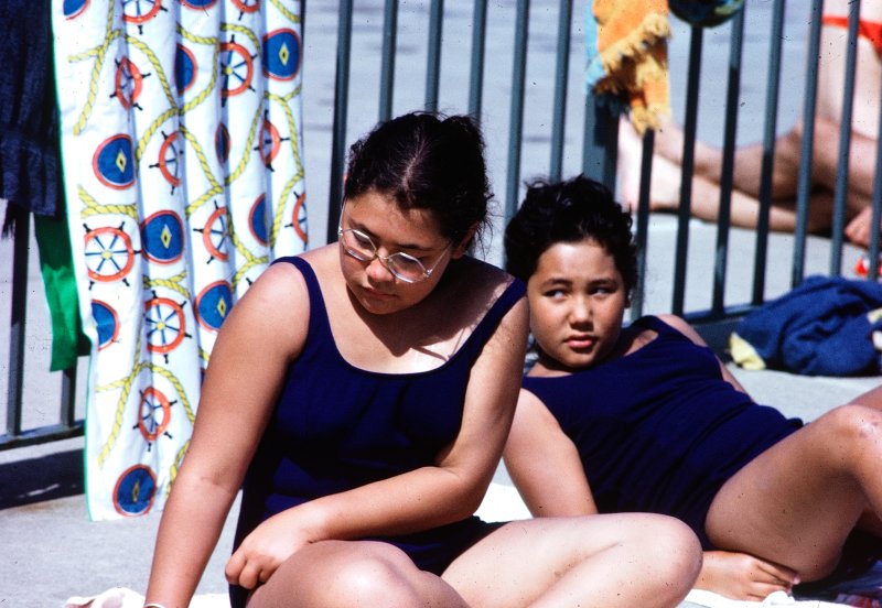 Poolside, Two Girls