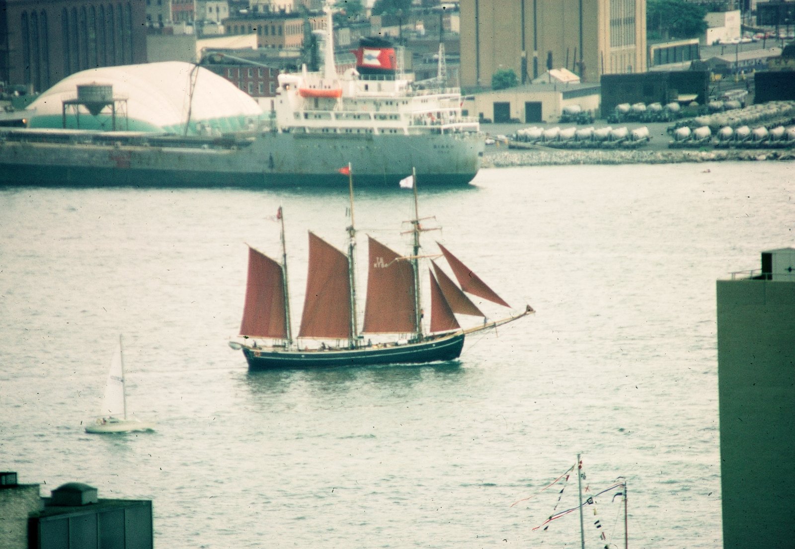 Tall Ship in the Harbor