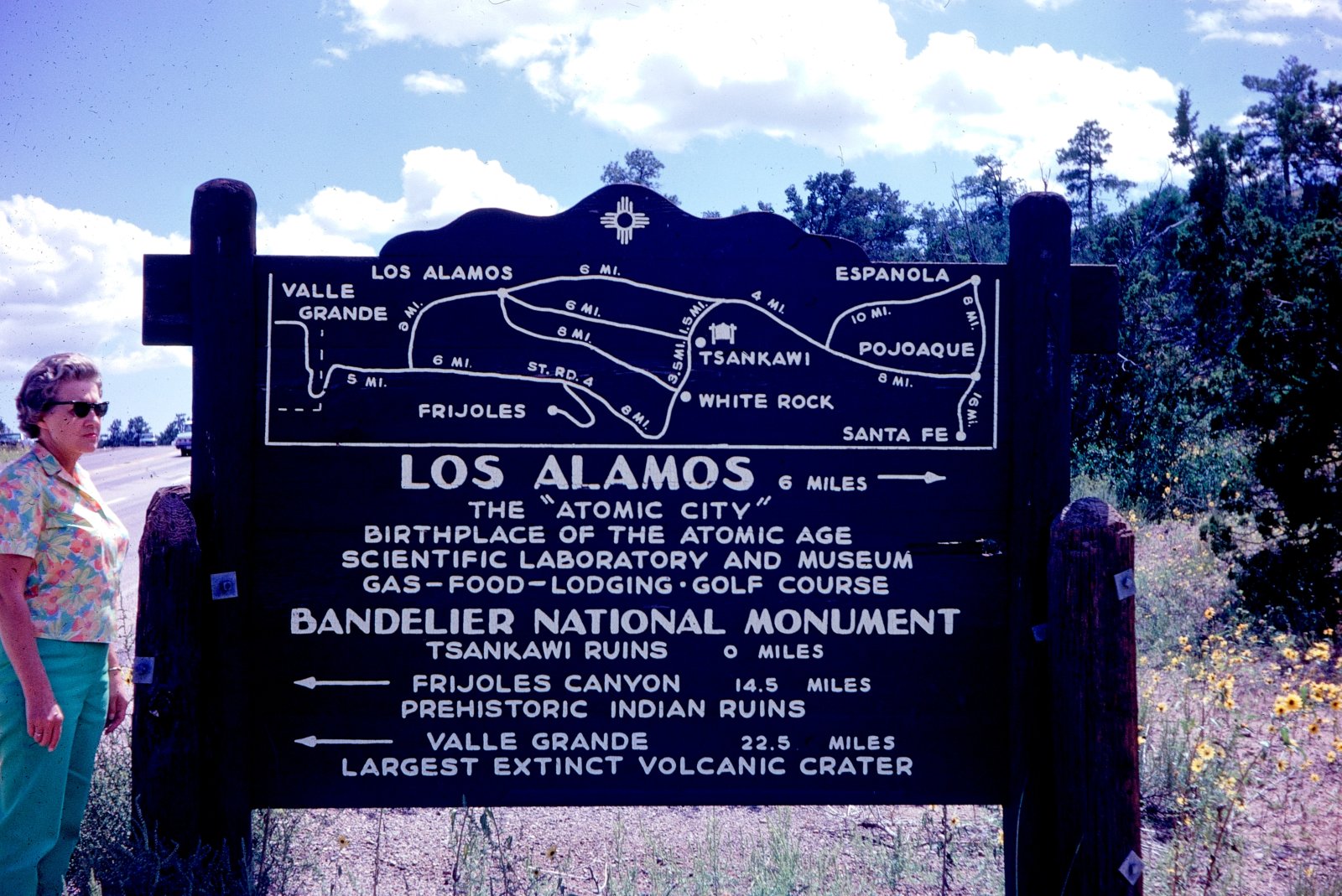 The Atomic City Sign