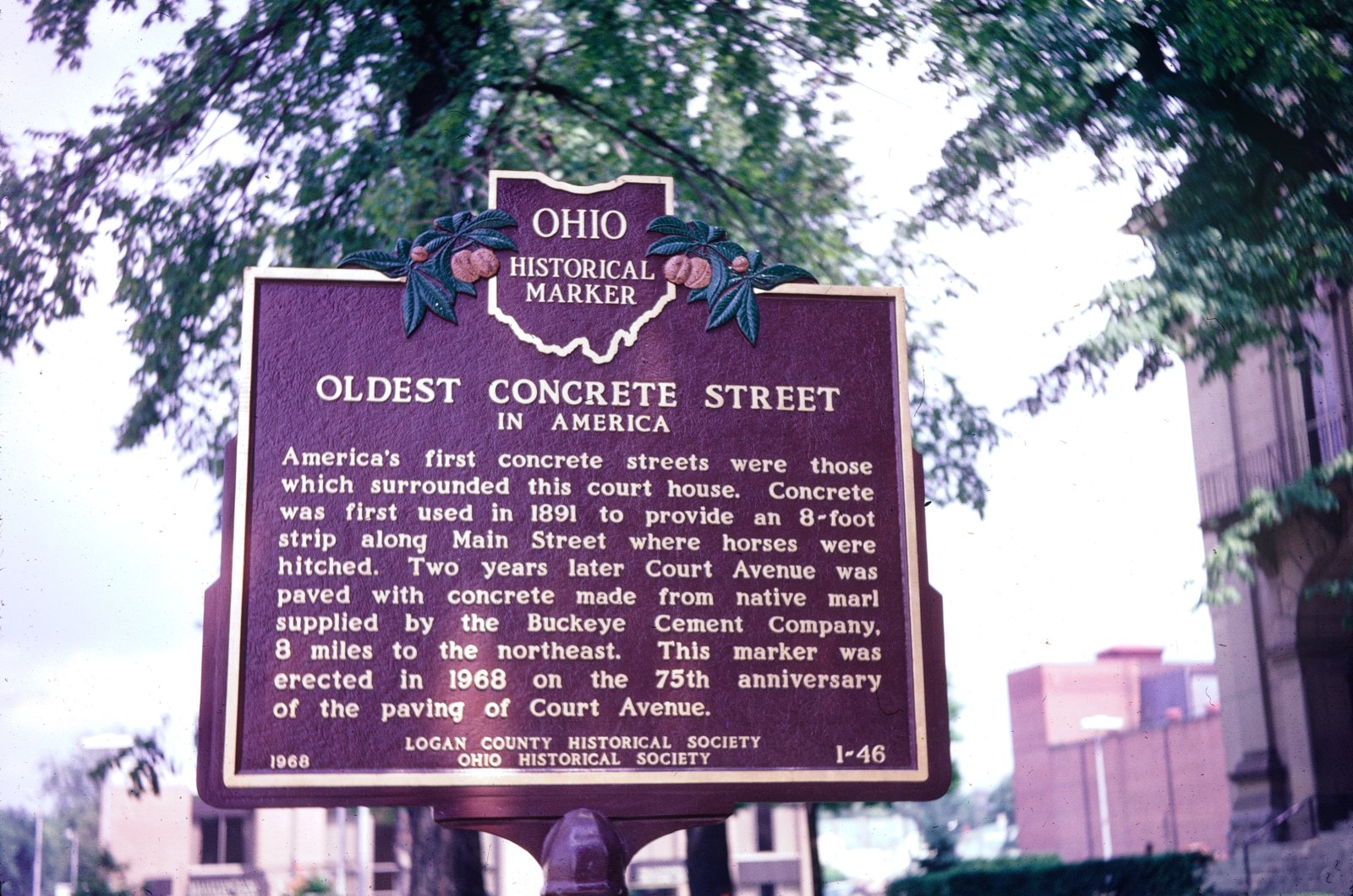 The Oldest Concrete Street
