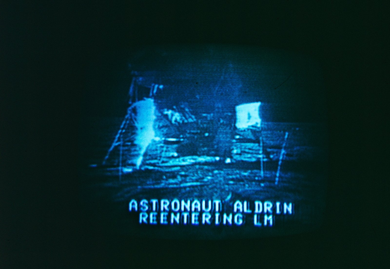 Aldrin Reenters the LM