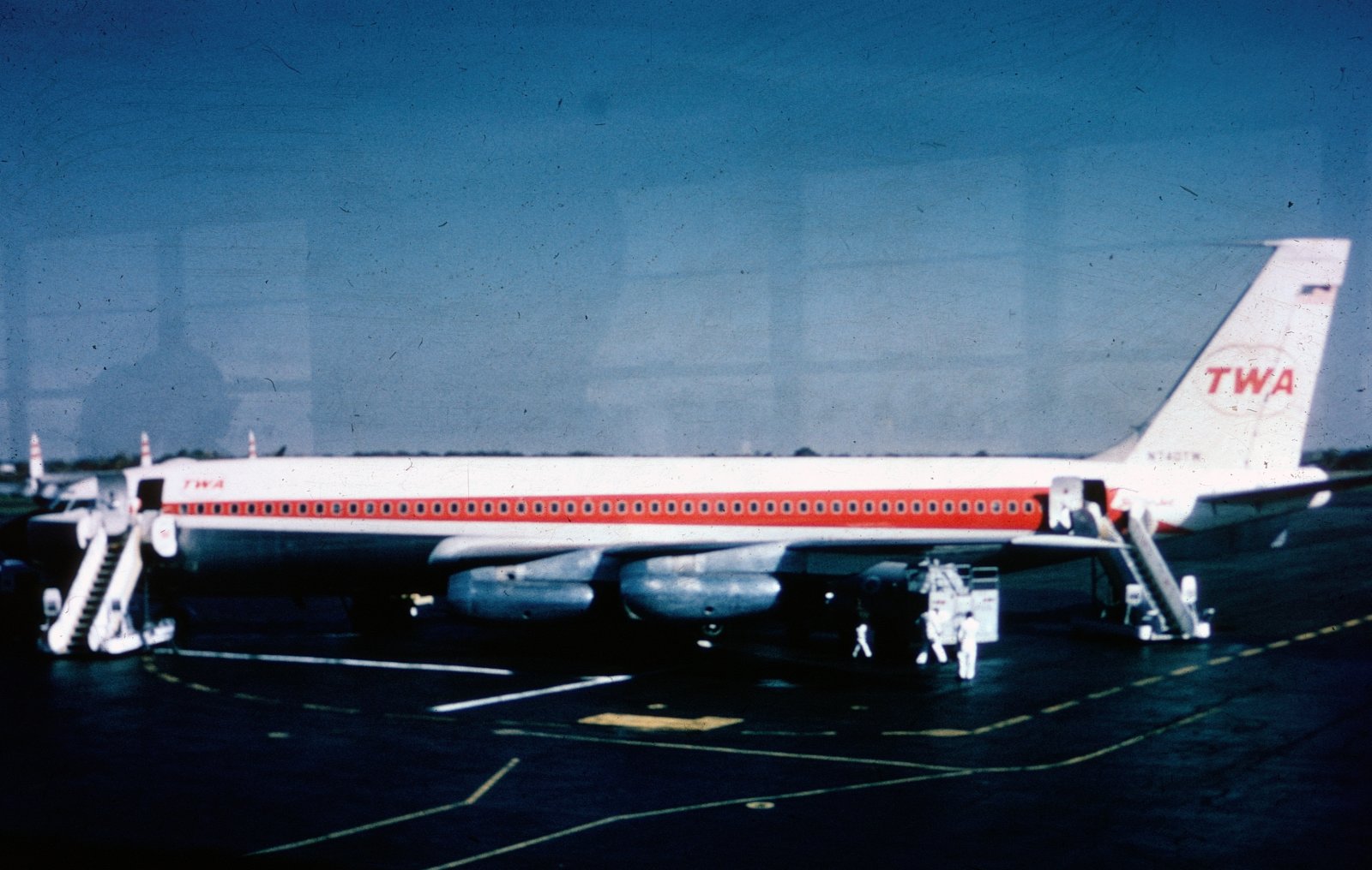 TWA 707 at Friendship