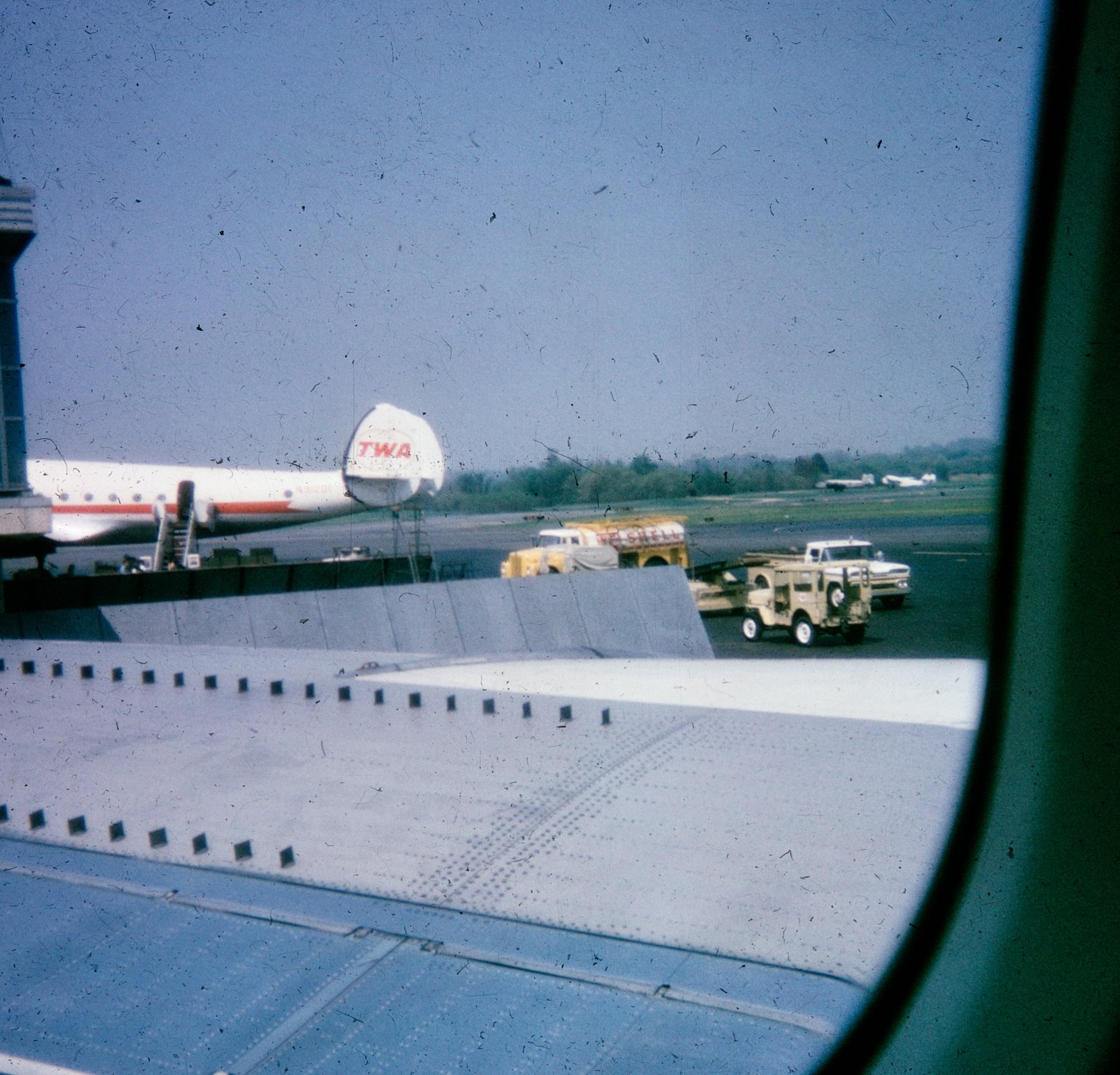 TWA Constellation from the Window