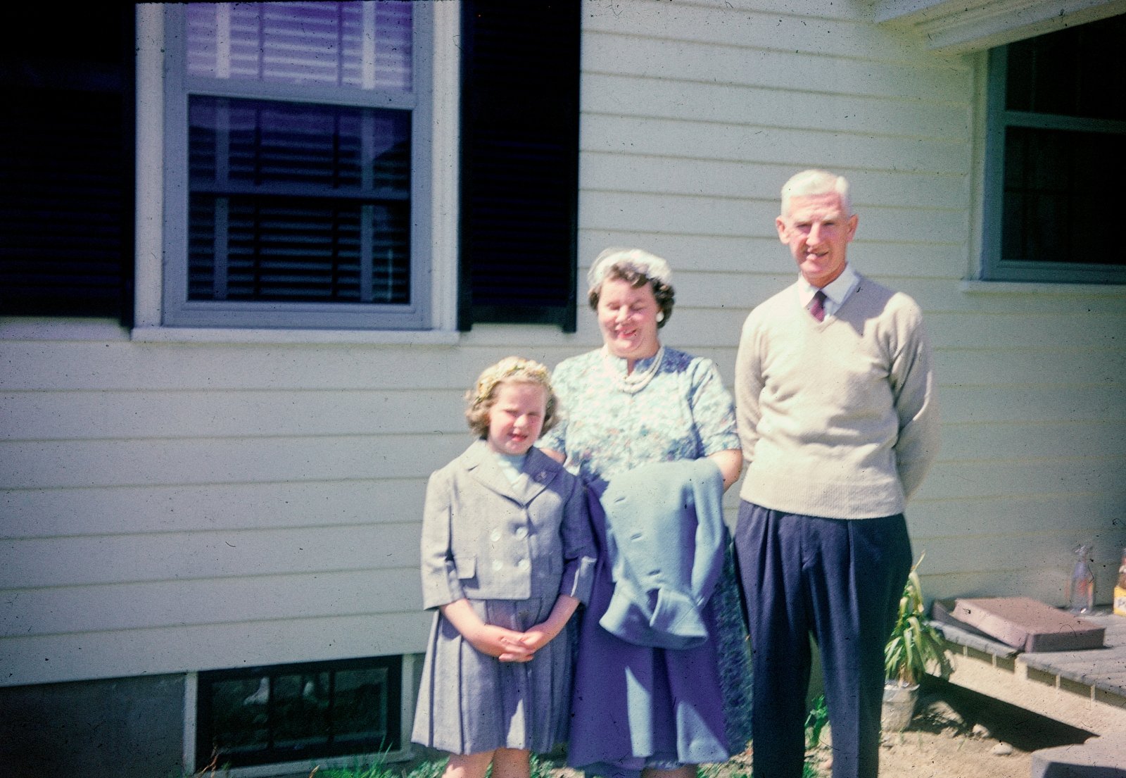 Family at the Clapboard House