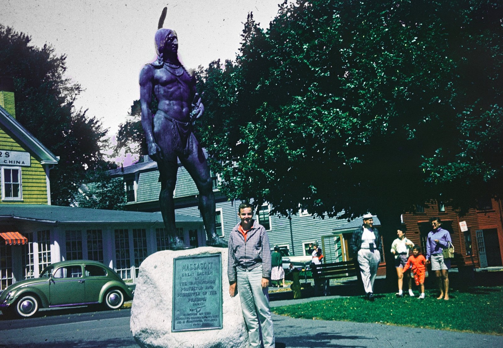 The Massasoit Statue