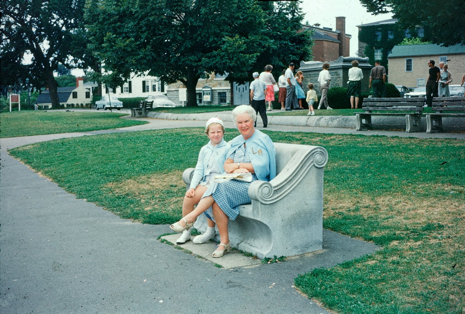 On the Bench at Cole's Hill