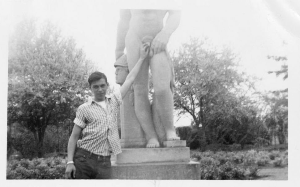 By the Statue