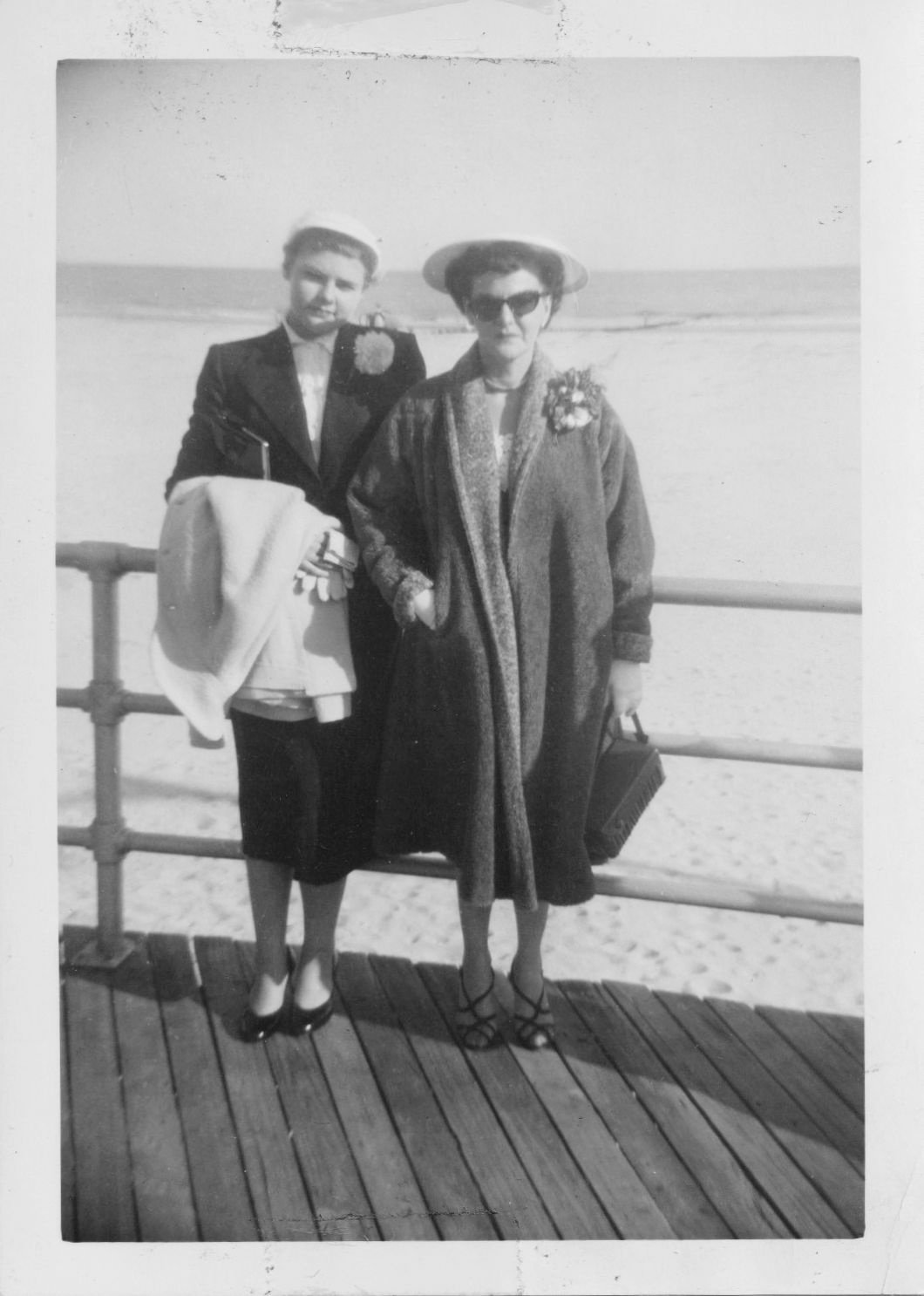 Mother and Daughter at the Shore
