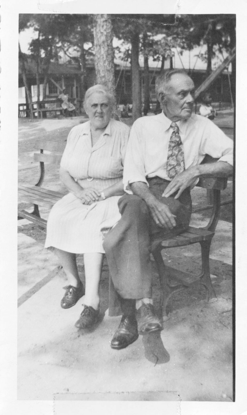 The Old Couple on the Bench