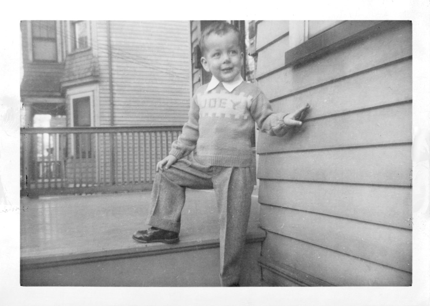 Joey on the Porch
