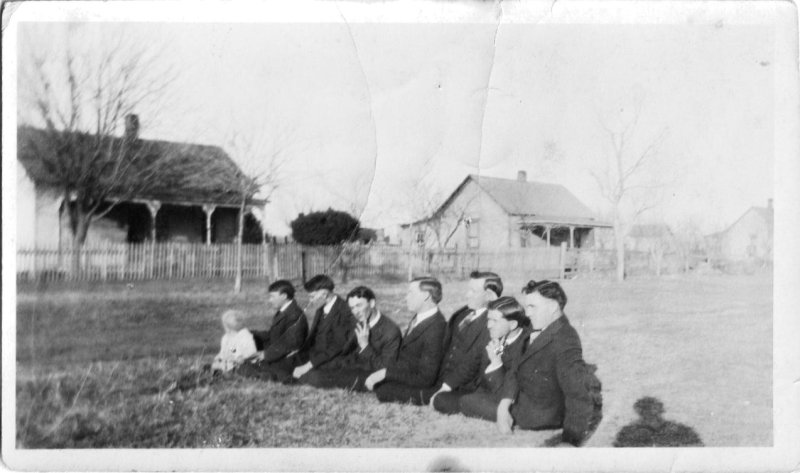Sunday Suits on the Lawn