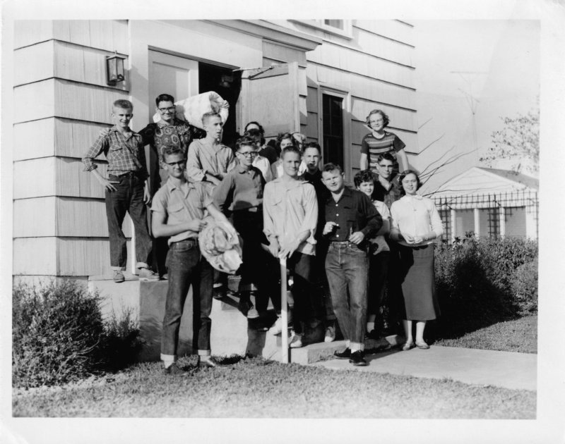 Youth Group with Bedrolls