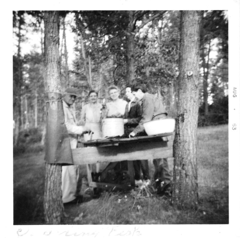 Cleaning Fish in the Pines
