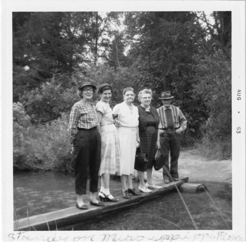 Standing on the Mississippi