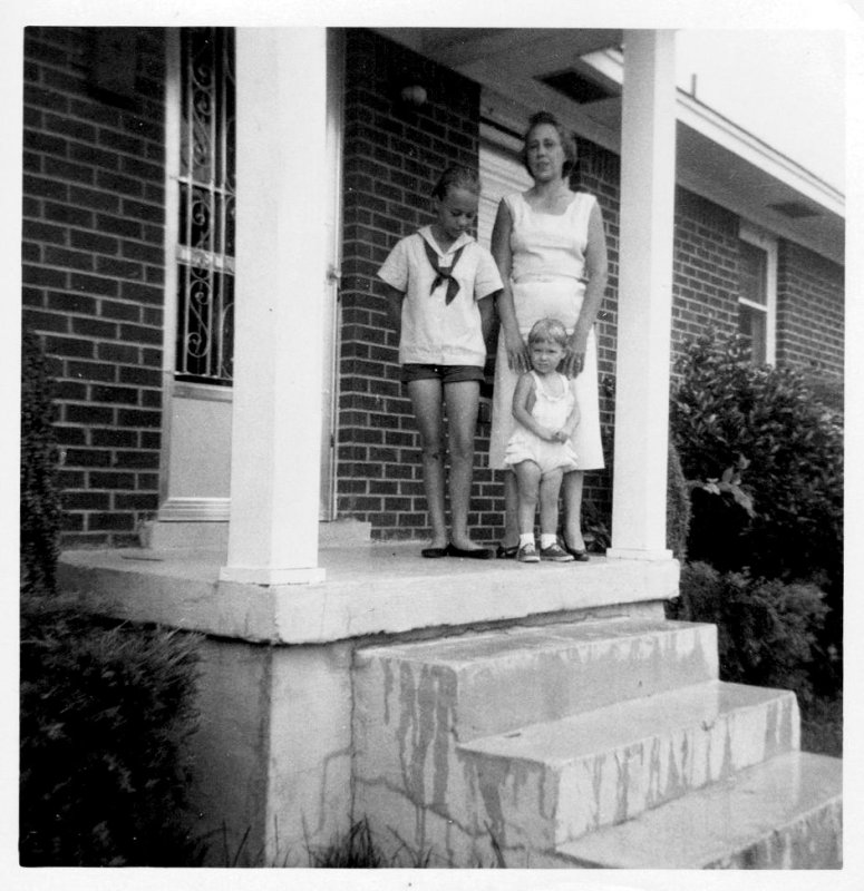 On the Brick Porch