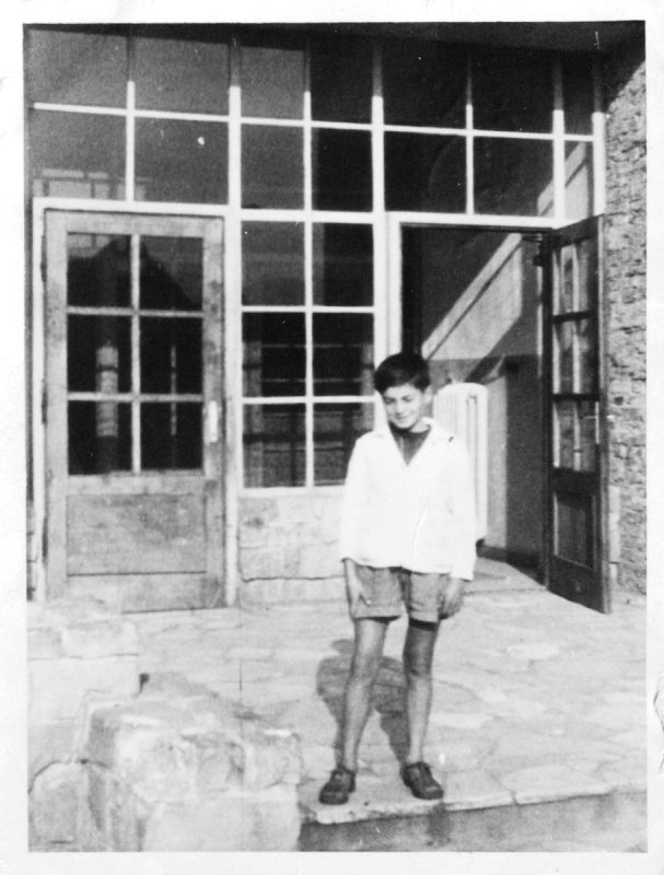 Boy on the Stone Terrace