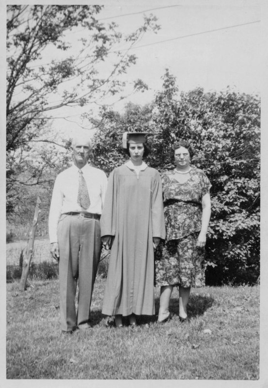 Graduation Day with Aunt Polly