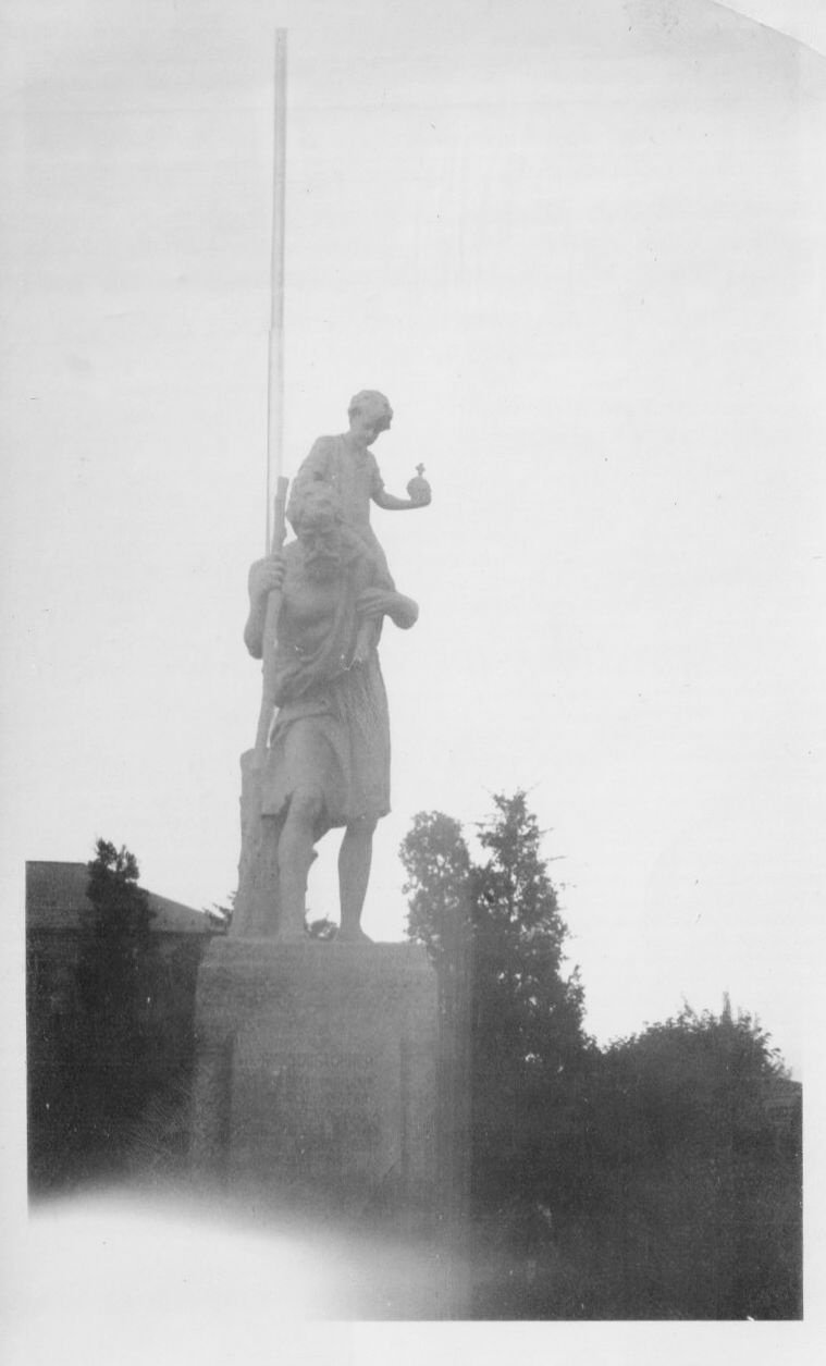 Statue of St Christopher